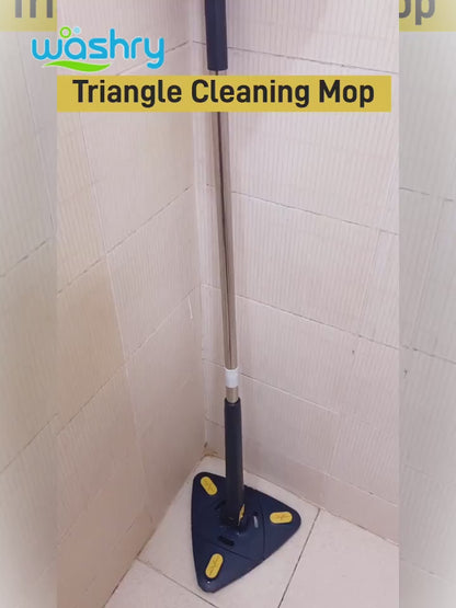 Blue Squeezing Triangle Cleaning Mop